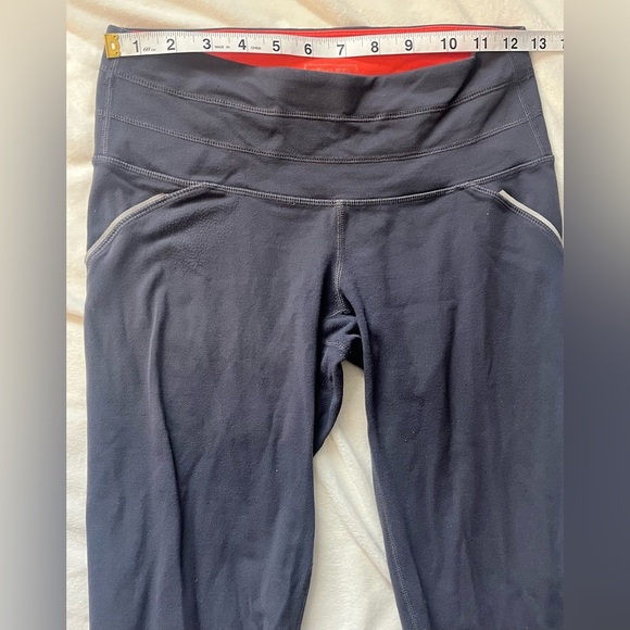 Athleta Gray and Orange Women’s Athletic Workout Exercise Capri Leggings Size XS - Picture 6 of 14